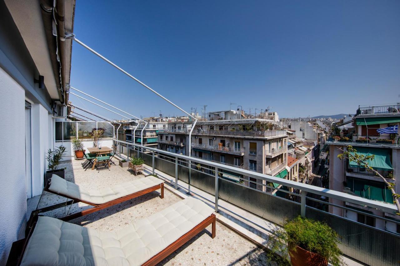 Amazing Penthouse In Athens City Center Buitenkant foto